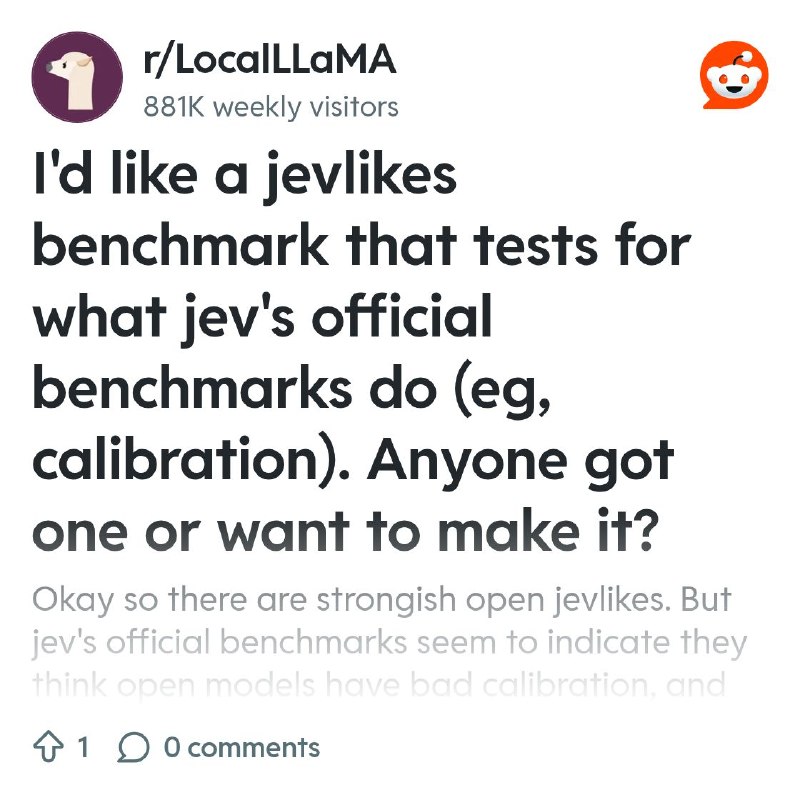 From the LocalLLaMA community on Reddit