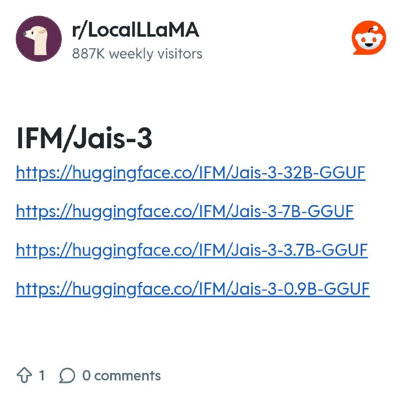 From the LocalLLaMA community on Reddit