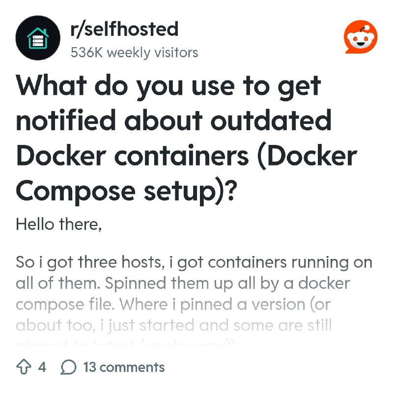 From the selfhosted community on Reddit