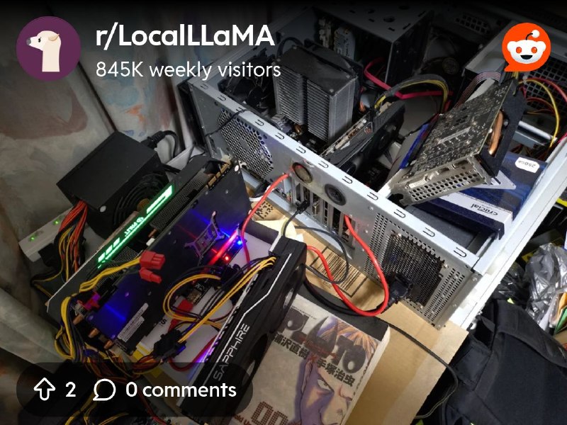 From the LocalLLaMA community on Reddit: 🌋 Pushing PCIe x1 to the limit: lvgale concurrently serving 27B, 9B, and 2B LLMs on a…