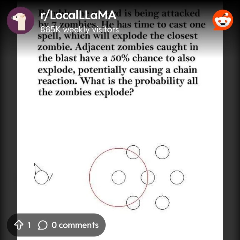 From the LocalLLaMA community on Reddit: I sent this math problem to claude and the system rejected it. Am I about to get swatted?