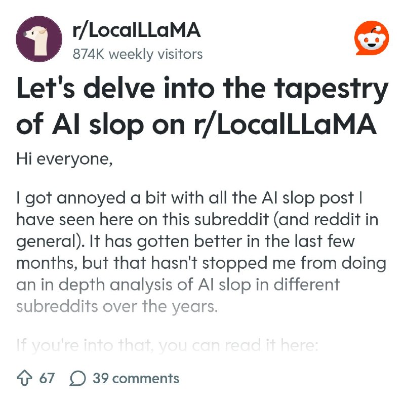 From the LocalLLaMA community on Reddit
