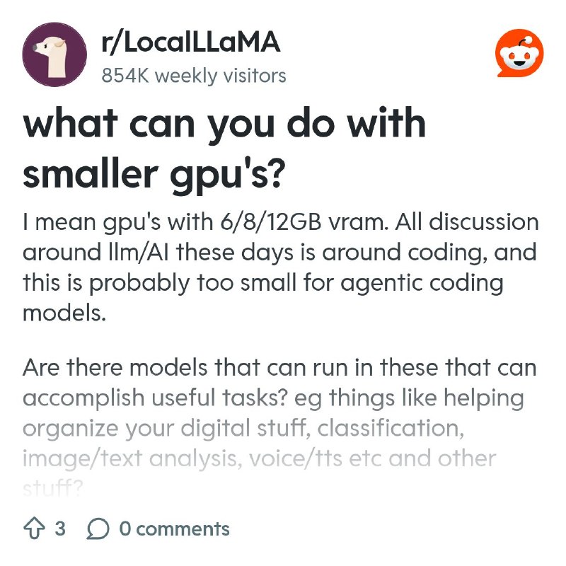 From the LocalLLaMA community on Reddit