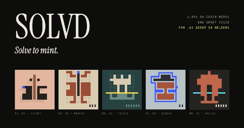 SOLVD — Solve to mint
