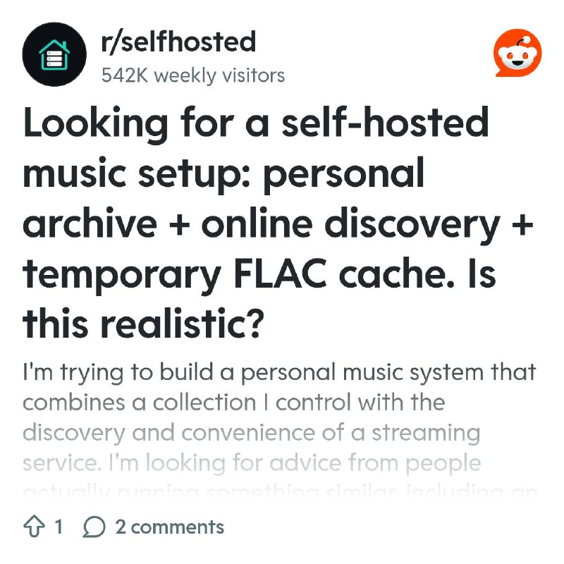 From the selfhosted community on Reddit