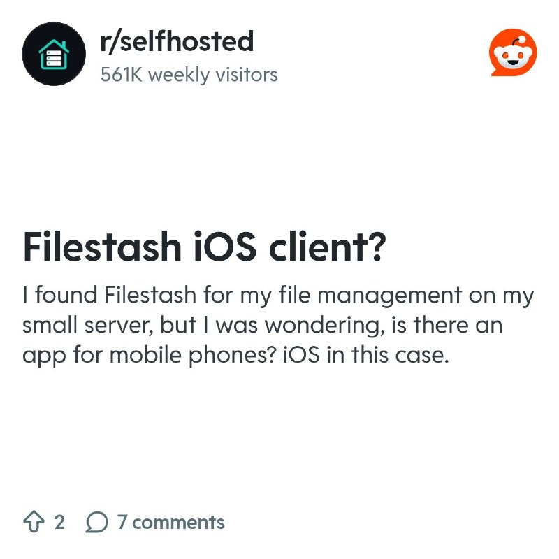 From the selfhosted community on Reddit