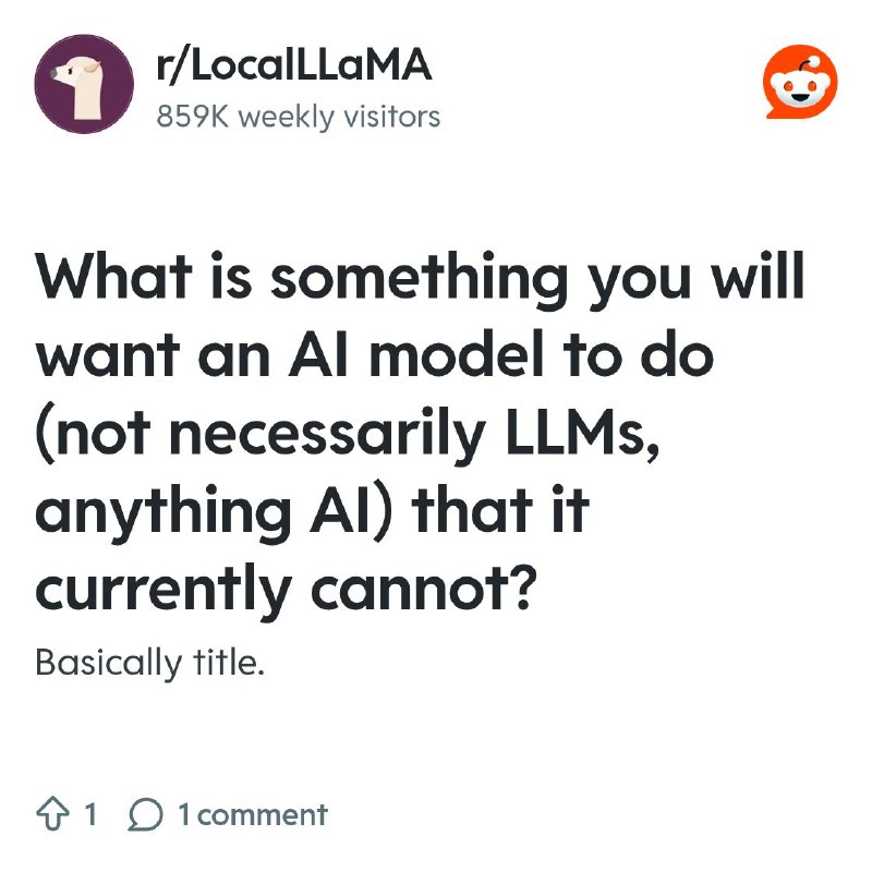 From the LocalLLaMA community on Reddit