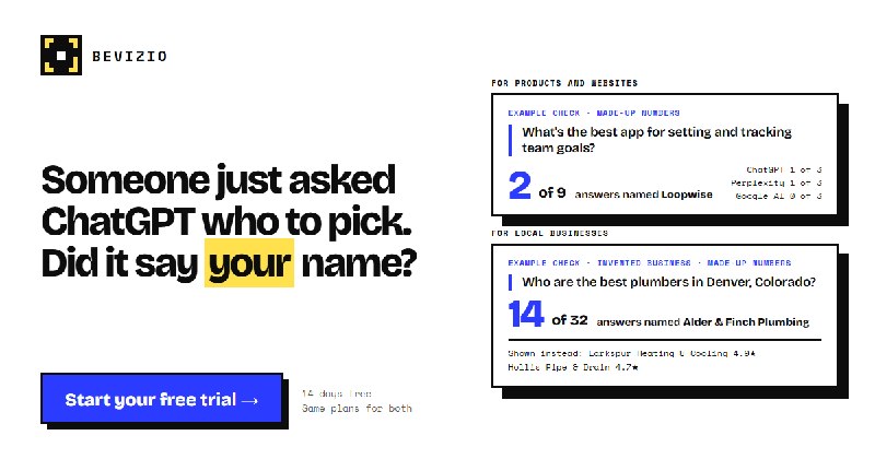 Bevizio — is AI recommending you, or your competitor?