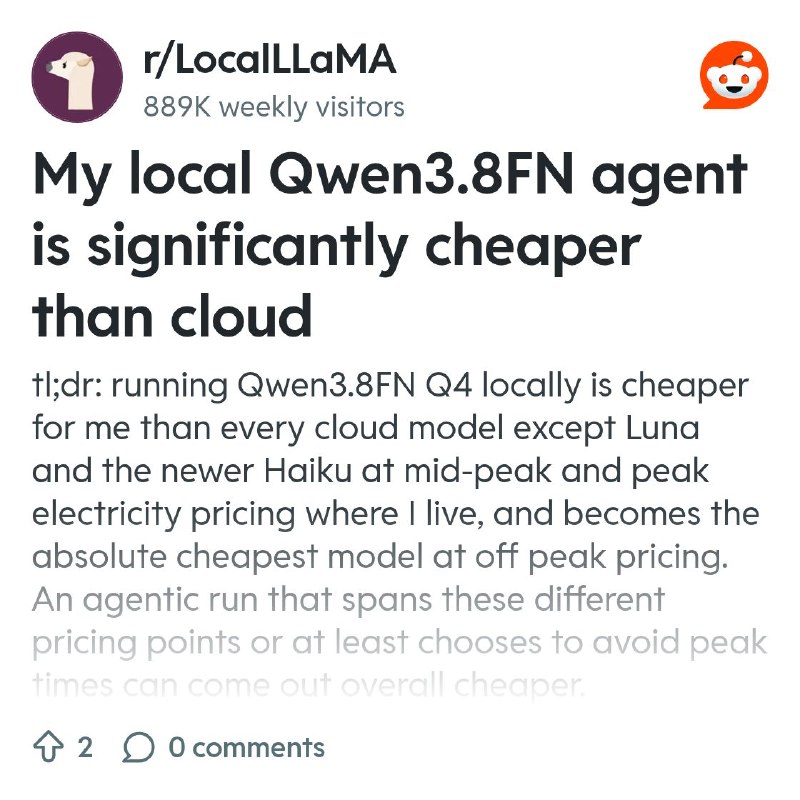 From the LocalLLaMA community on Reddit