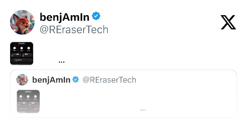 benjAmIn (@REraserTech) on X
