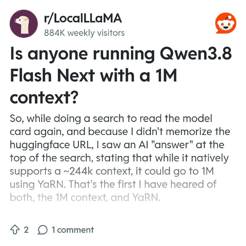 From the LocalLLaMA community on Reddit