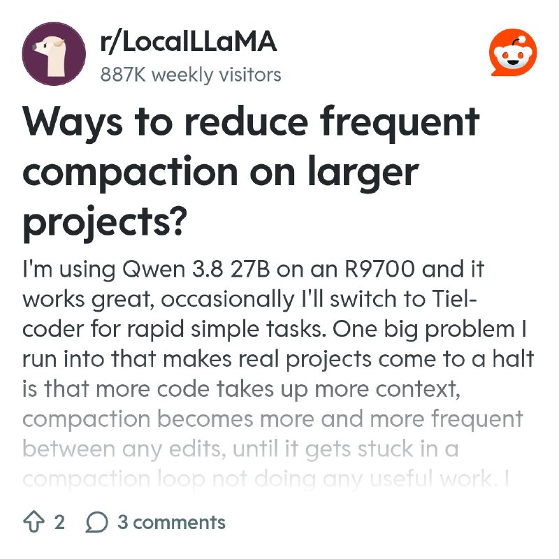 From the LocalLLaMA community on Reddit