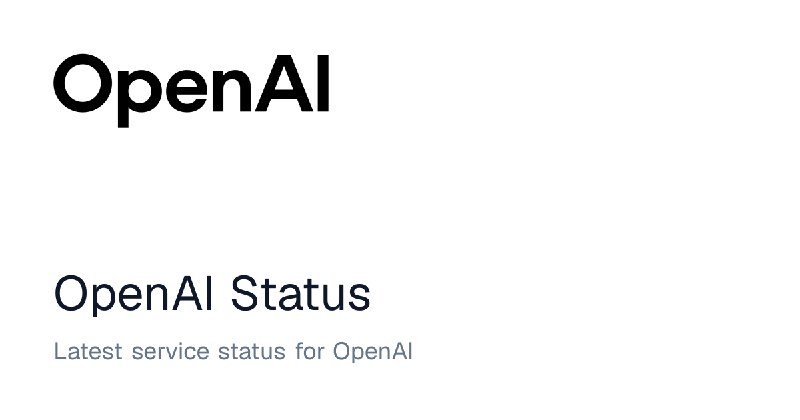 Degraded performance in ChatGPT, Codex, and APIs - OpenAI Status
