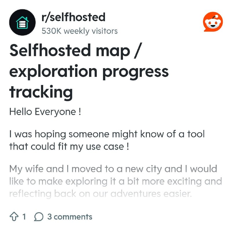 From the selfhosted community on Reddit