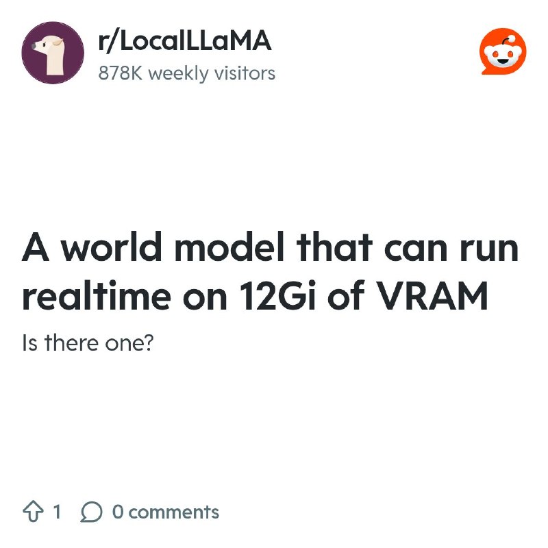 From the LocalLLaMA community on Reddit