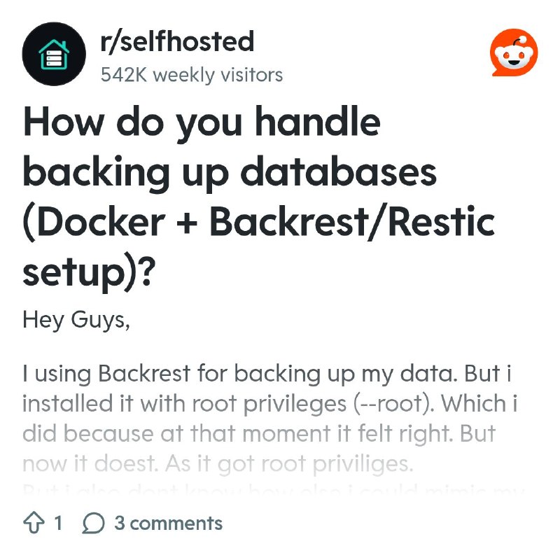 From the selfhosted community on Reddit