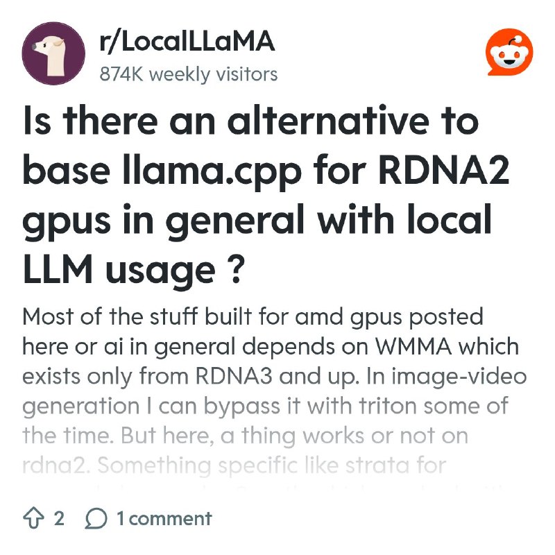 From the LocalLLaMA community on Reddit