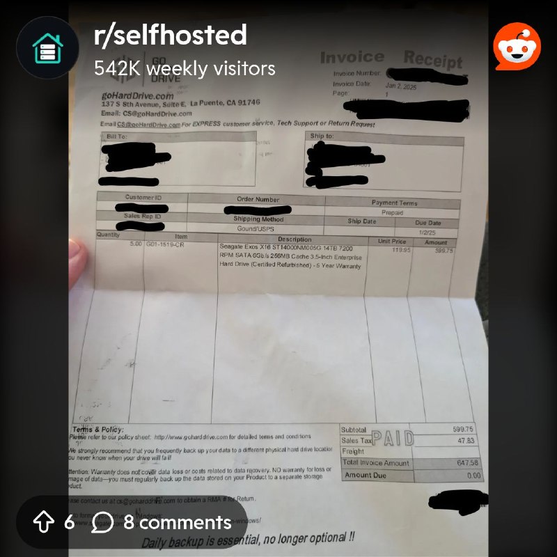 From the selfhosted community on Reddit: Not even 2 years ago.....