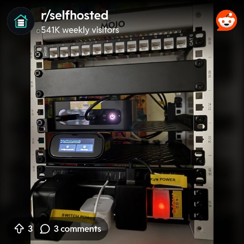 From the selfhosted community on Reddit: Noob needing advice - internet