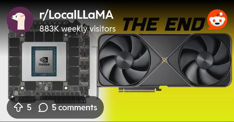 From the LocalLLaMA community on Reddit: NVIDIA reportedly discontinuing RTX 5090, GB202 GPUs to be reserved for RTX PRO series
