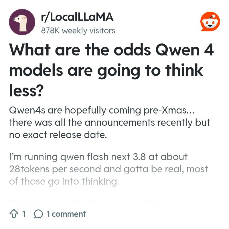 From the LocalLLaMA community on Reddit