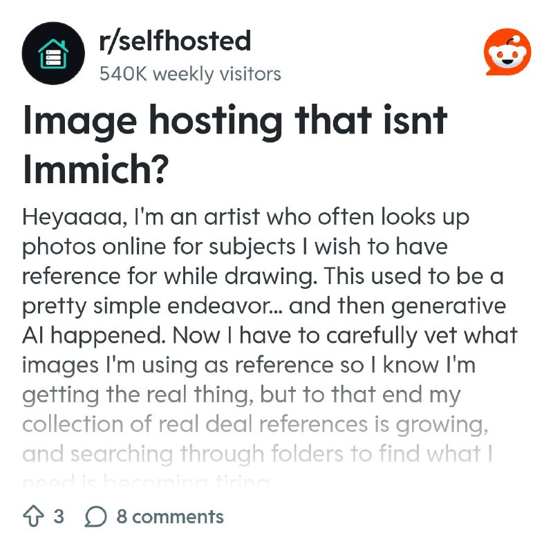 From the selfhosted community on Reddit