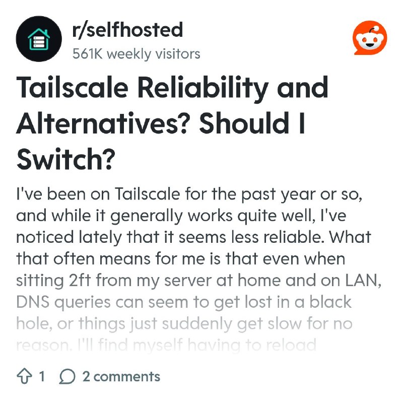From the selfhosted community on Reddit