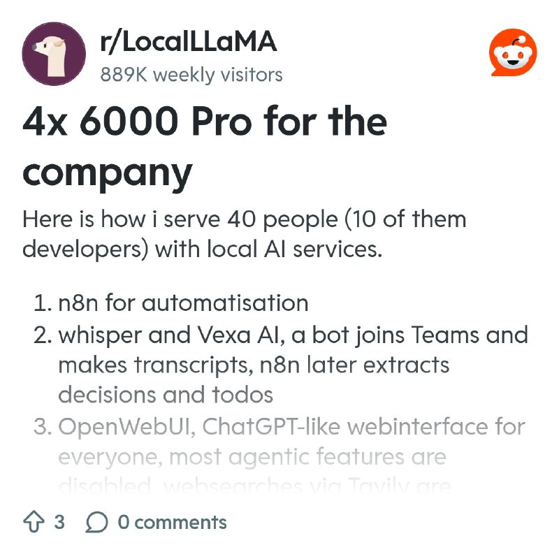 From the LocalLLaMA community on Reddit