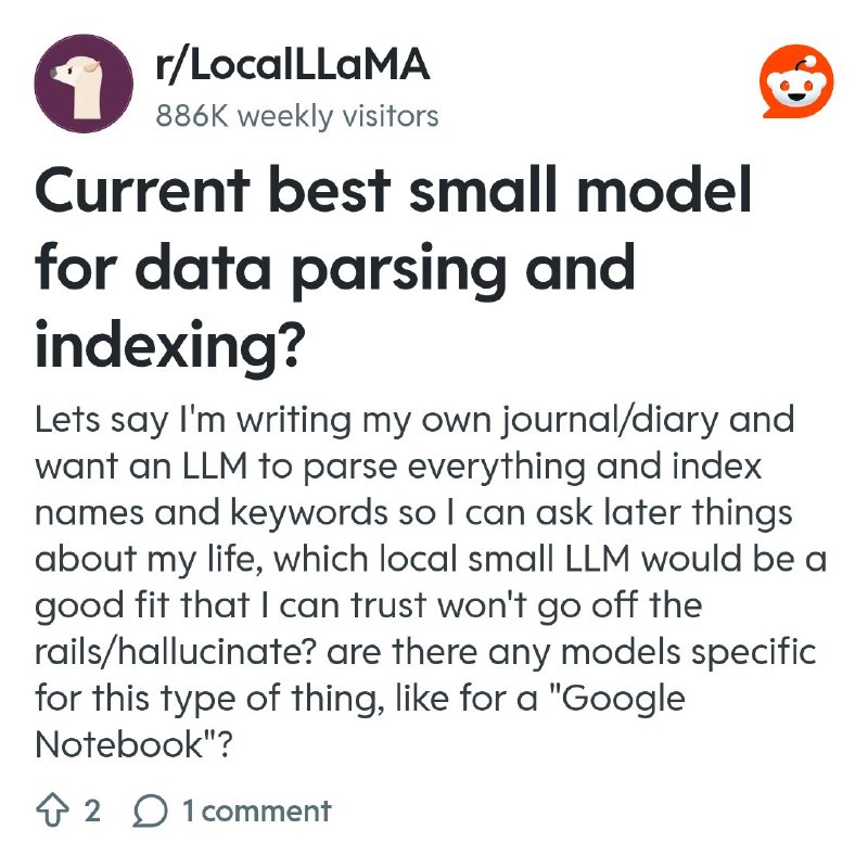 From the LocalLLaMA community on Reddit