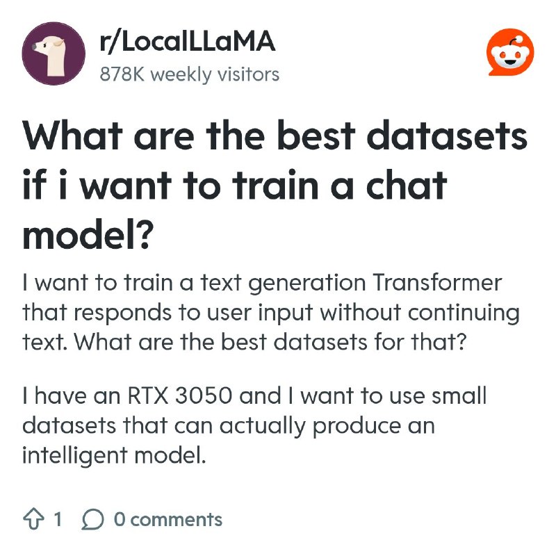From the LocalLLaMA community on Reddit