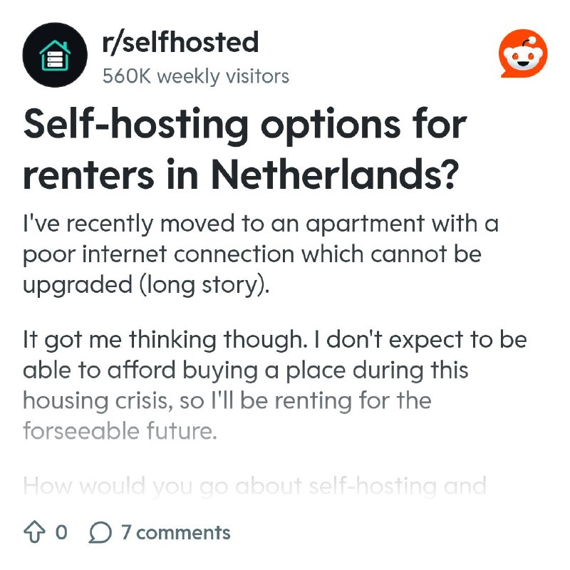 From the selfhosted community on Reddit