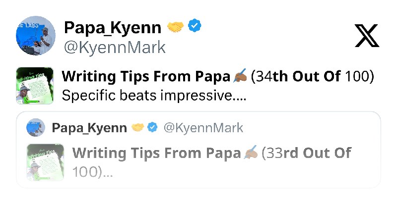 Papa_Kyenn🤝 (@KyennMark) on X