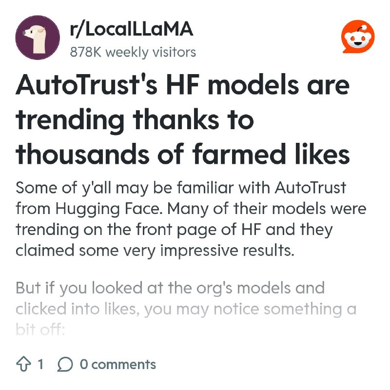 From the LocalLLaMA community on Reddit