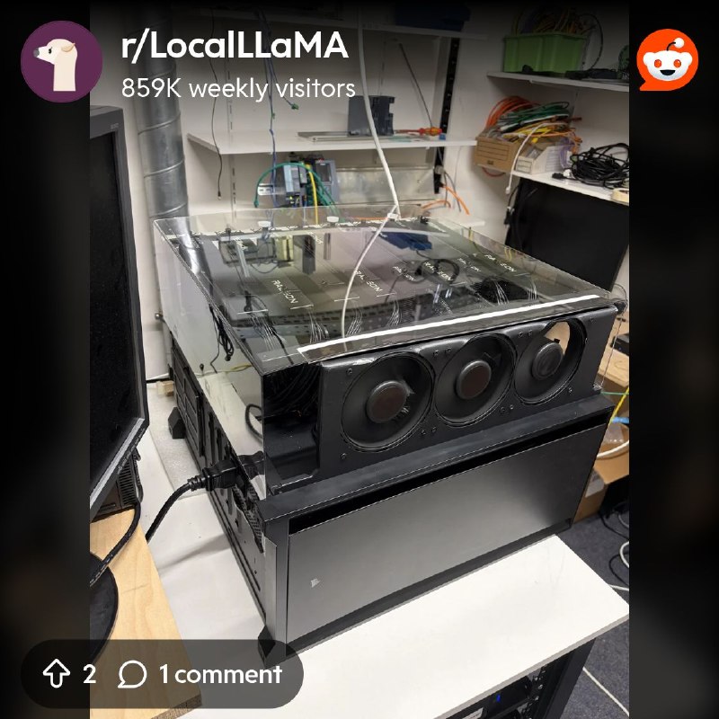 From the LocalLLaMA community on Reddit: 8x R9700 System Upgrade