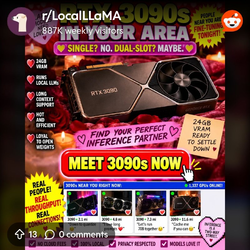 From the LocalLLaMA community on Reddit: I disabled my adblocker for 5 seconds
