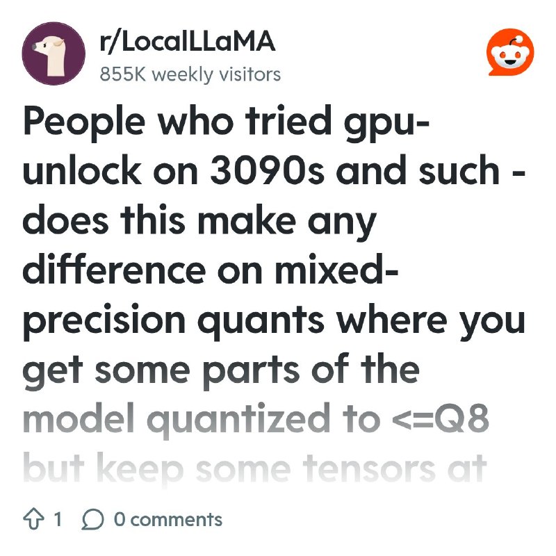 From the LocalLLaMA community on Reddit