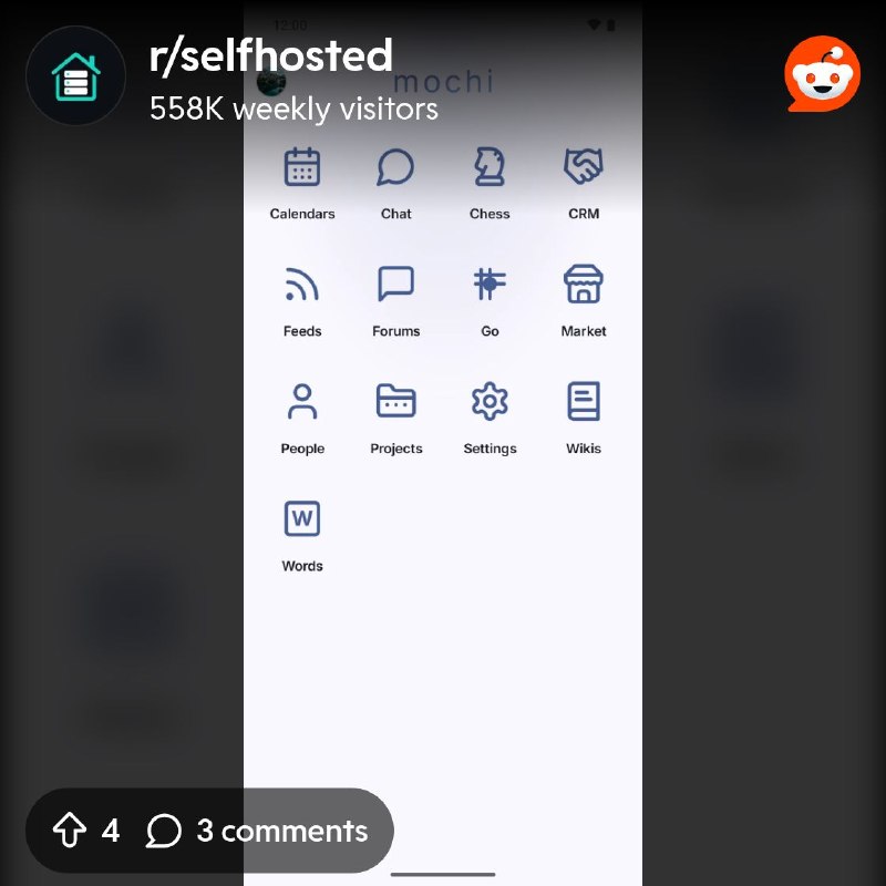 From the selfhosted community on Reddit: Mochi Android client 1.0
