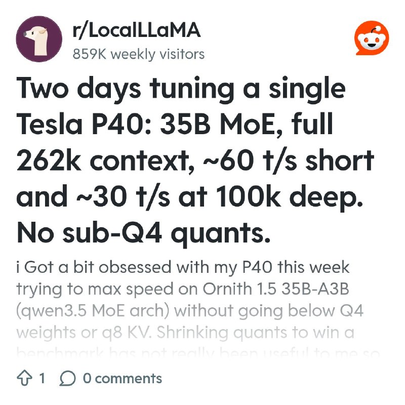 From the LocalLLaMA community on Reddit