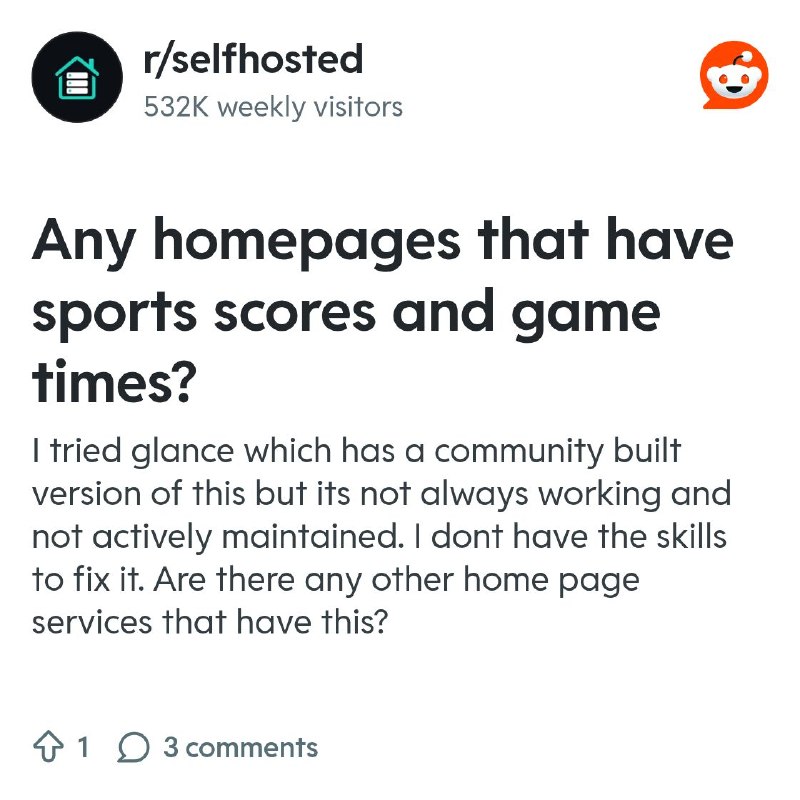 From the selfhosted community on Reddit