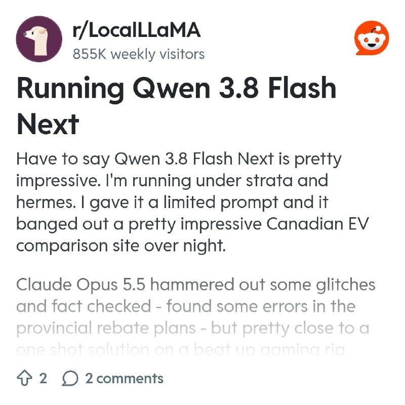 From the LocalLLaMA community on Reddit
