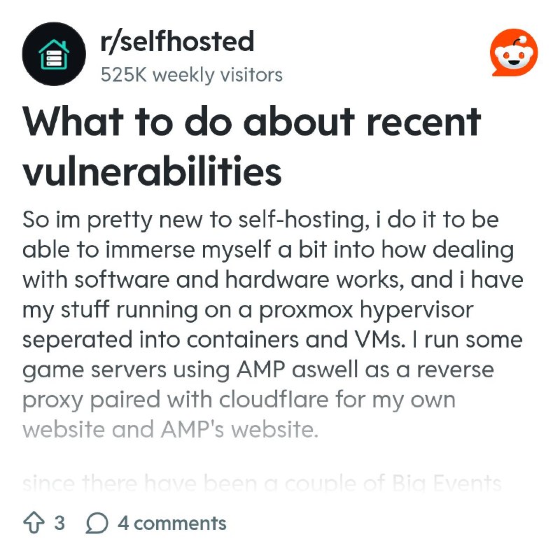 From the selfhosted community on Reddit
