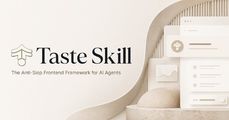 GitHub - Leonxlnx/taste-skill: Agent skills that give coding agents taste: art direction, reference images and a browser check…