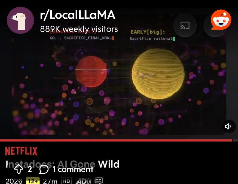 From the LocalLLaMA community on Reddit: Netflix’s documentary of Huggingface discussion