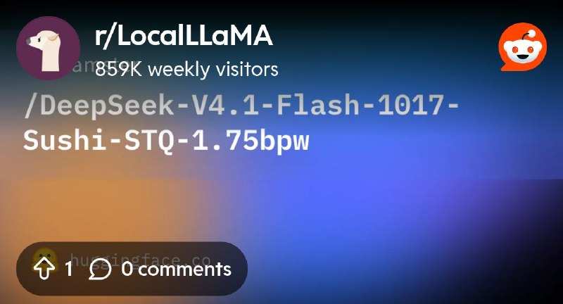 From the LocalLLaMA community on Reddit: DeepSeek-V4.1-Flash-1017 for 128GB Macs