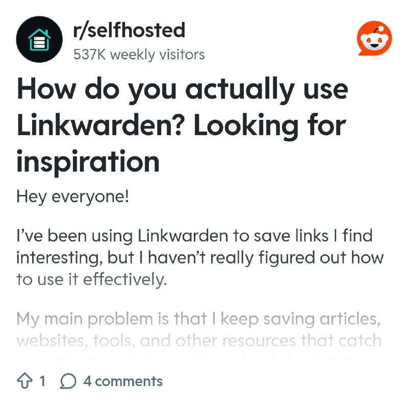 From the selfhosted community on Reddit