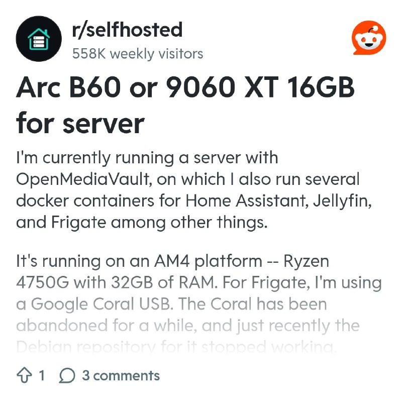 From the selfhosted community on Reddit