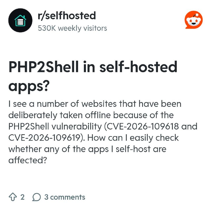 From the selfhosted community on Reddit