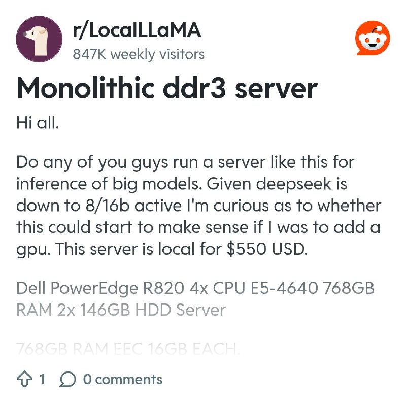 From the LocalLLaMA community on Reddit