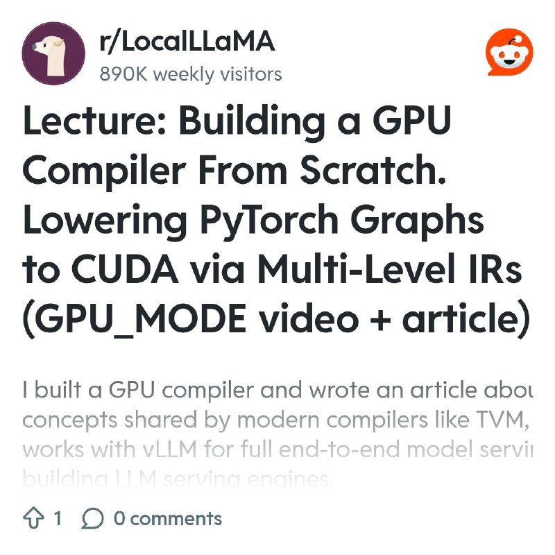 From the LocalLLaMA community on Reddit