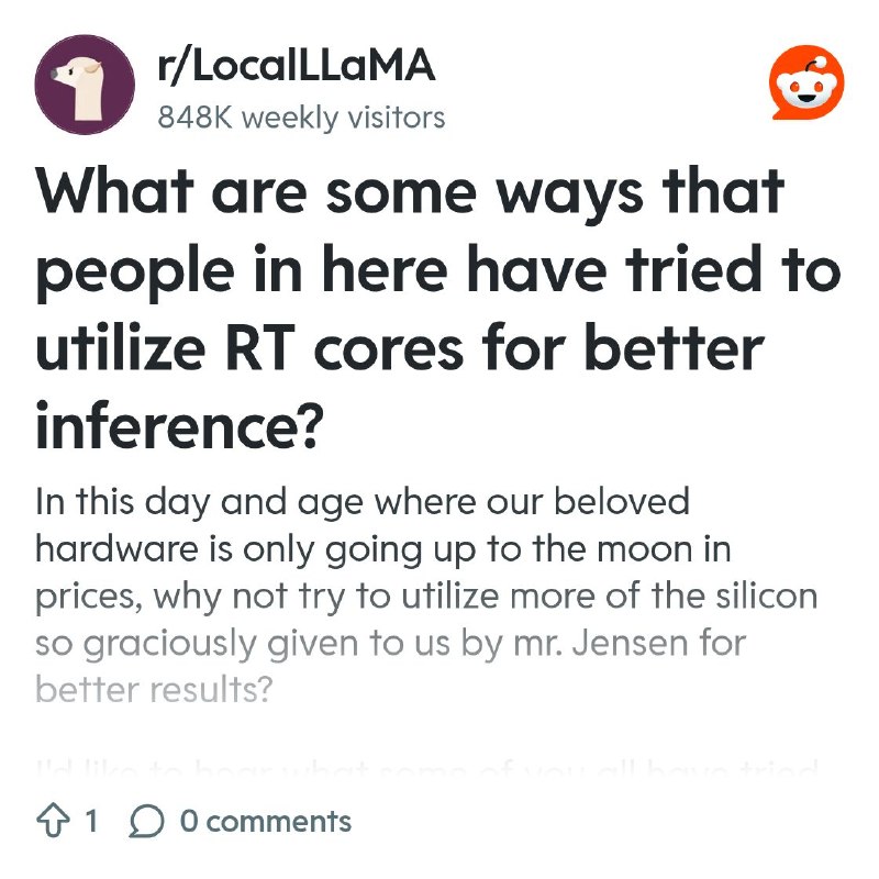 From the LocalLLaMA community on Reddit